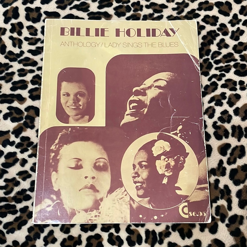 BILLIE HOLIDAY Anthology Lady Sings The Blues Vintage Song Book 1976 Jazz Music